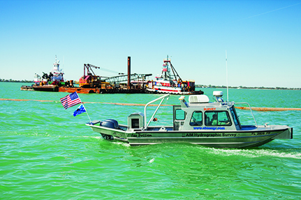 Marine Surveying Boat and Chart Review